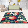 thumbnail image 2 of Yayeee Area Rugs for Living Room 5.2'x4' Non Slip Washable Bedroom Floor Carpet, Blue Apple Pattern, 2 of 5