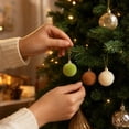 thumbnail image 7 of Qwtwty 49 Pcs Velvet Christmas Decor Ornaments Set, Shatterproof Plastic Hanging Baubles Christmas Decorations for Xmas Tree Holiday Party Decor, 7 of 7