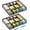 Black-2P, variant on Expandable Desk Drawer Organizer, Mesh Drawer Organizer Tray with 10 Adjustable Compartments, Desk Organizers and Accessories for Office Supplies, Makeup & Vanity (Expandable White-2 pack)
