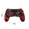 thumbnail image 6 of Joernso 1 Set Silicone Case with Joystick Cover High Flexibility Wear-resistant Dust-proof Smooth Surface Protector Removable Game Controller Skin Grip Cover Case Set for PS4, 6 of 8