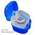 thumbnail image 5 of Monebena Denture Case, Denture Cup with Strainer, Denture Bath Box False Teeth Storage Box with Basket Net Container Holder Retainer Cleaning, for Travel, 5 of 13