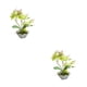 thumbnail image 4 of Matsuzay Planta falsa decorativa colorida vívida simulación hogar Oficina café restaurante maceta Artificial cultura Verde 2Conjunto, 4 of 6