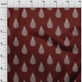 thumbnail image 2 of oneOone Cotton Poplin Fabric Paisley Block Print Fabric By The Yard 56 Inch Wide, 2 of 4