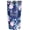 Blue/Be Still, variant on Stainless Steel Double-Wall Vacuum Insulated Travel Mug Tumbler with Lid for Women: Be Still & Know - Psalm 46:10 Inspirational Bible Verse, Hot/Cold, Navy/Pink Floral, 18 oz.