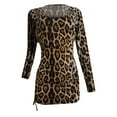 thumbnail image 7 of Ichuanyi Woman Dress Women Sexy Leopard Print Club Night Backless Lace-Up Bodycons Long Sleeve Dress, 7 of 7