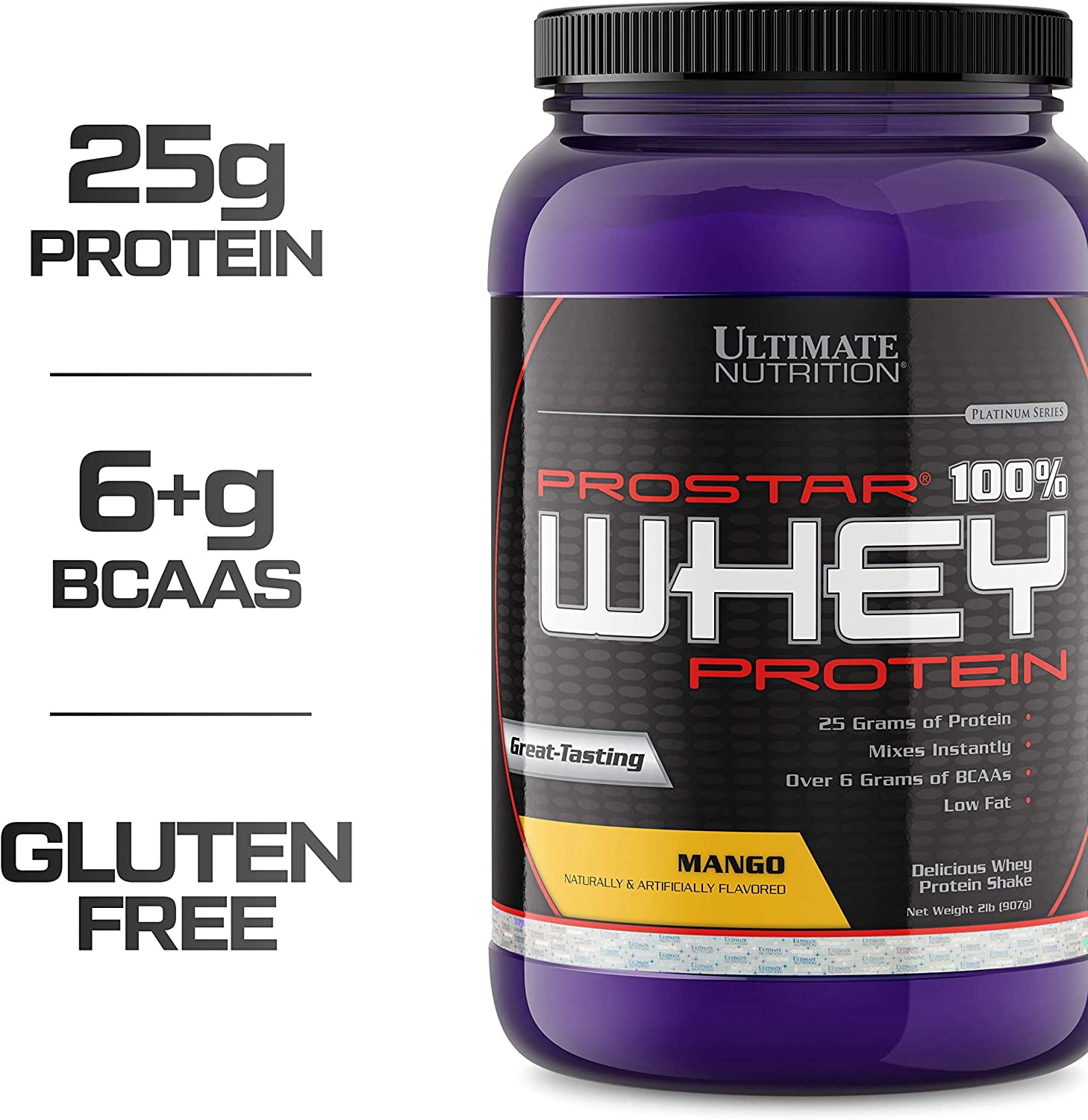 Ultimate Nutrition Prostar Whey Protein Powder ,Whey Concentrate Isolate-2lb