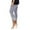 A-Grey921, variant on Womens Ornate Lace Trimmed Legging Skinny Fit Ankle Length Elastic Waist Pant Soft Elegant Casual Leggings