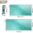 thumbnail image 4 of SKYSONIC Beach Towels 30"x60", Turquoise Glitter Sparkle Camping Towels Sand Free Beach Towel, Large Beach Towels Quick Dry Bath Travel Towels Pool Yoga Beach Mat for Men Women, 4 of 7