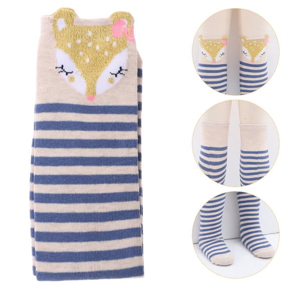 LULULION 1 Pair Funny Novelty Cotton Socks Blue Socks for Girls Birthday Party and School