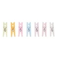 thumbnail image 4 of KAKOWELY 100Pcs Mini Plastic Craft Clips Art 2.5cm Hanging Photo Clips Clothes (Transparent, Assorted Color),0.98X"X0.31"X0.12", 4 of 4