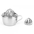 thumbnail image 3 of Orange Manual Juicer, Hand Pressing Tool F Stainless Steel Lemon Squeezer, For Kitchen Use, 3 of 8