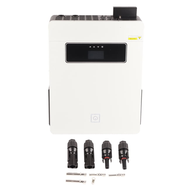 Controlador de carga solar MPPT de onda sinusoidal pura de la marca para inversor solar híbrido, cargador de conexión a red y equipos de suministro eléctrico