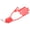 Red, variant on Suodoka Plastic Golf Gloves Keeper Stretcher Support Frame Rack Holder Accessory Tool (Red) - 9.8 inches / 24.9 cm Length For Left Right Hand Fast Drying And Shaping