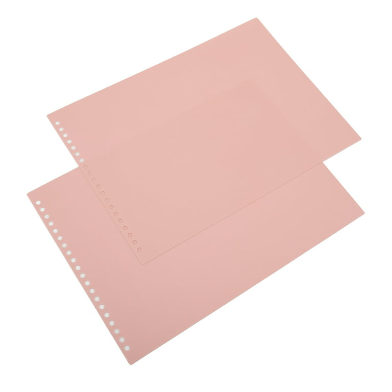 Sheet Protectors, Thin Rollable Paper Protector Sheets Waterproof 20 Sheet  For Household Light Green,Taro Purple,Pink