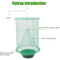 thumbnail image 3 of Fly Trap Fly Catcher Most Effective Trap Ever Made with Pots Fly Catcher Bait Fishing Apparatus Fly Catcher Cage for Indoor or Outdoor for Family Farms, Park, Restaurants, 3 of 7