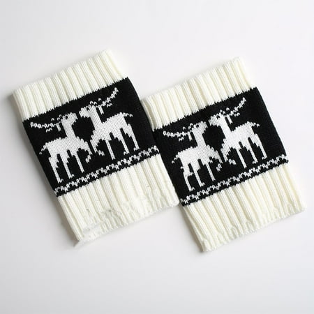 

Casewin Womens Short Boots Socks Crochet Knitted Boot Cuffs Leg Warmers Socks 1 Pair