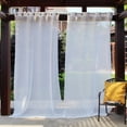 thumbnail image 2 of Coofit Outdoor Curtain Waterproof Window Curtain Panel Sheer Window Panel for Bedroom, 2 of 10
