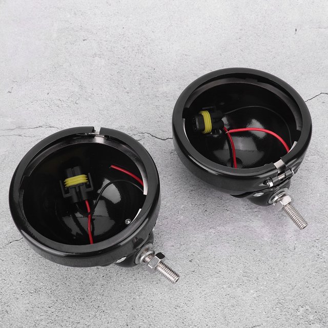 Carcasa de luz antiniebla, 2 juegos de luz antiniebla de 4,5 pulgadas, solución innovadora para lámpara antiniebla de motocicleta