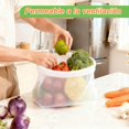 thumbnail image 2 of 15PCS Bolsa de Malla Reutilizable para Almacenar Frutas, Bolsa de Malla Lavable para Fruta y Verduras, Bolsa de Malla Ecológica Ideal para Guardar Frutas, Verduras y la Compras (B-15), 2 of 4