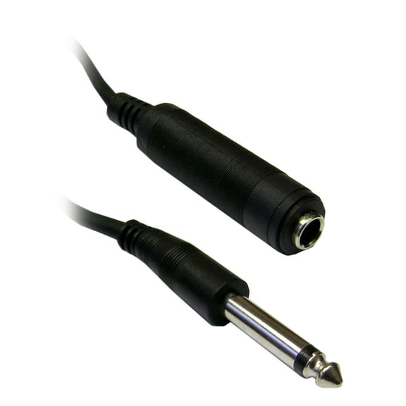 1 By 4 Inch Mono Extension Cable, 1 By 4 Male To 1 By 4 Female, 15 Foot