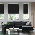 thumbnail image 1 of Yoolax Motorized Roller Shade Blackout Automatic Window Blind(Black,58"W x 72"H), 1 of 6