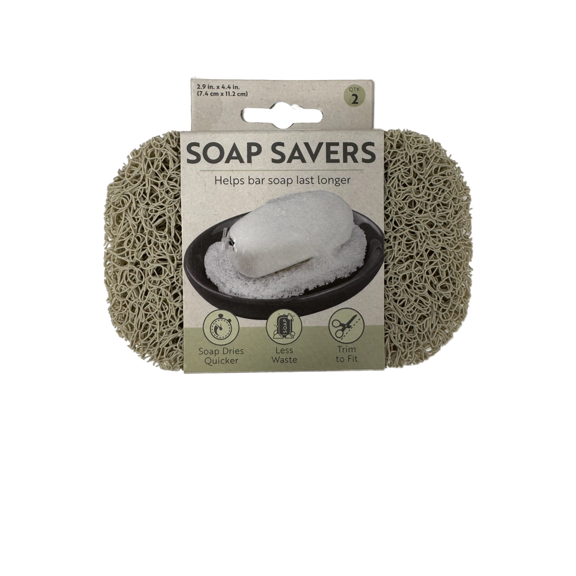 2 Pack Prolong Soap Life with Fast Drying Soap Saver Efficient Water Drainage to Prevent Mushiness, Easy Storage, and Cleaner Sink Area, Ideal for Home & Commercial Use, Bone