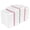 Red Stripe, variant on Classic Dish Towels - 15 Pack - 14" by 25" - 100% Cotton Kitchen Towels - Reusable Bulk Cleaning Cloths - Hand Towels - Super Absorbent - Machine Washable