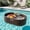 Brown, variant on Floating Pool Tray Large PE Rattan Pool Serving Bar, Luxury Pool Floating Table with Handles for Pool Party, Hot Tub & Beach (Brown)