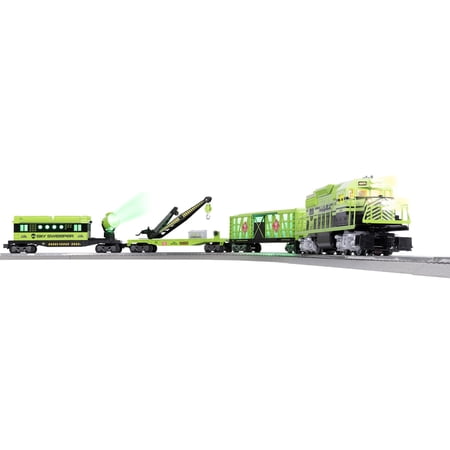 Lionel Area 51 UFO Recovery LionChief Freight O Gauge Model Train Set with Bluetooth 5.0 and Remote for Ages 14+