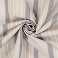 thumbnail image 6 of Sunbrella Canvas Stiped Light Filtering Grommet Top Single Curtain Panel, Pebble, 52 x 96, 6 of 11