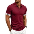 thumbnail image 4 of Guluxicc Men's Henley T Shirts Button Classic Fit Short Sleeve Everyday Wear Shirts Summer Casual Outfits, 4 of 9