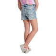 thumbnail image 2 of Justice Girls Mini Mom Butterfly Denim Shorts, Sizes 6-14, Slim & Plus, 2 of 5