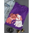 thumbnail image 3 of Lovely Dogs T-Shirt Women -Smartprints Designs, Female Small, 3 of 4