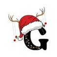 thumbnail image 5 of HJYCHN Suits Christmas Pajamas for Family Family Christmas Pajamas Matching Sets Santa Hat Antler Letter Print Round Neck Long Sleeve Full Length, 5 of 9