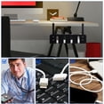 thumbnail image 3 of Organizador de cables debajo del escritorio, organizador de cables, cajón acoplable para escritorio, 3 of 8