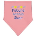 thumbnail image 2 of Inktastic Future Tennis Star Baby Boy Baby Bandana Bib, 2 of 4