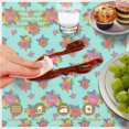 thumbnail image 6 of Pioneer Flower Floral Print Pattern Round Tablecloth 60 X 60 Inch, Wrinkle Resistant Wipeable Table Cloth for Kitchen Dining Picnic Patio Party, 6 of 6