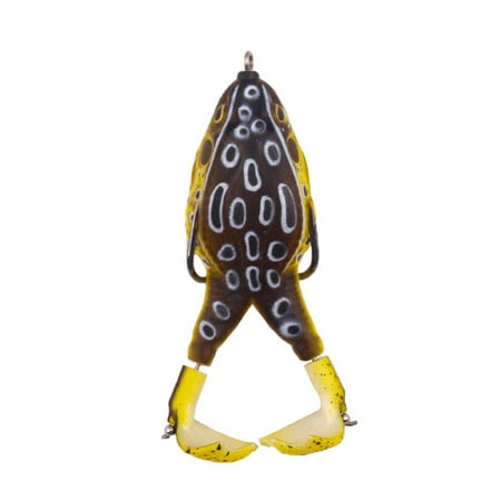 RONSHIN 8cm/9cm10cm Silicone Soft Frog Bait With Dual Propeller Legs 3d Eyes Fishing Lure Set For Freshwater Saltwater