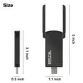TSV AC1300 USB WiFi Adapter for PC, Wireless Network Adapter for
