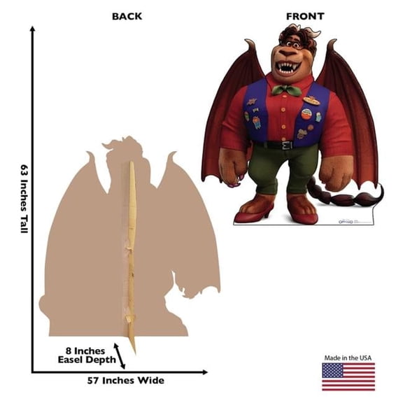 63 x 57 in. Manticore Onward Disney & Pixar Cardboard Cutout
