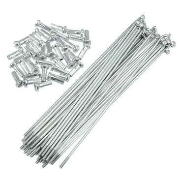 36 Set 14G Bicycle Spokes 237mm Bike Wheel Spokes Galvanized Carbon