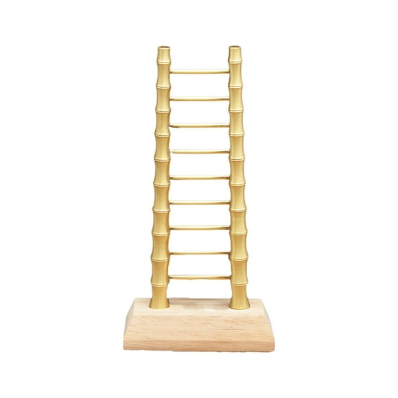 GUOOL Brass Decorative Ornament Step by Step Ladder Best Wishes Traditional Collection With base