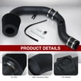 thumbnail image 4 of AJP Distributors JDM Black Cold Air Intake CAI Induction Aluminum Pipe Piping System +Filter Compatible/Replacement For Subaru Impreza WRX STi EJ20 EJ25 2002 2003 2004 2005 2006 2007 02 03 04 05 06 07, 4 of 7