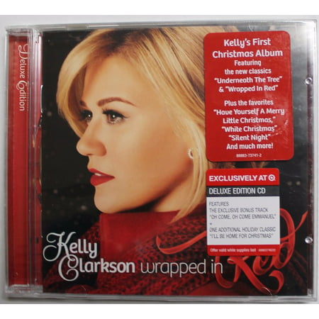 Kelly Clarkson Wrapped in Red: Deluxe Edition First Christmas Album CD (Refurbished) - Walmart.com