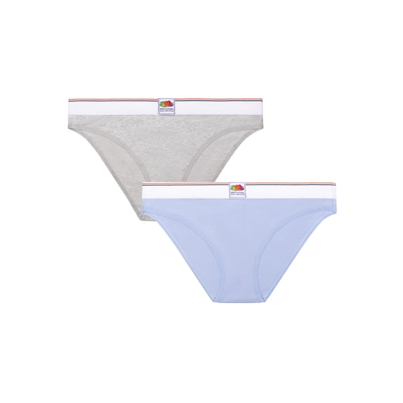 fresh collection by Fruit of the Loom Cotton Bikini Underwear 2-pack