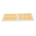 thumbnail image 4 of PBT Pudding Keycaps, Replacement Keycaps Zero Gloss Matte OEM Height High Fastness Doubleshot Injection Translucent  for Office Purple,Yellow, 4 of 7