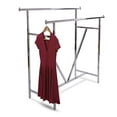 thumbnail image 3 of Econoco Heavy Duty Double Bar Rack w/ V-Brace - Chrome Finish,Pack Size - 1, 3 of 4