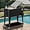 Black, variant on DWVO Ice Chest with Wheels,80 Quart Rolling Cooler with Bottle Opener Drainage