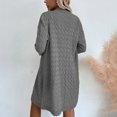 thumbnail image 5 of Vedolay Womens Cardigans Lightweight Lightweight Long Sleeve Open Front Sweater Cardigan Gray,One Size, 5 of 5