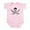 Petal Pink, variant on CafePress - Pirate Cross Infant Bodysuit - Baby Light Bodysuit, Size Newborn - 24 Months